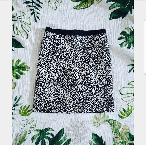 Cheetah Print Pencil Skirt - Picture 1 of 4
